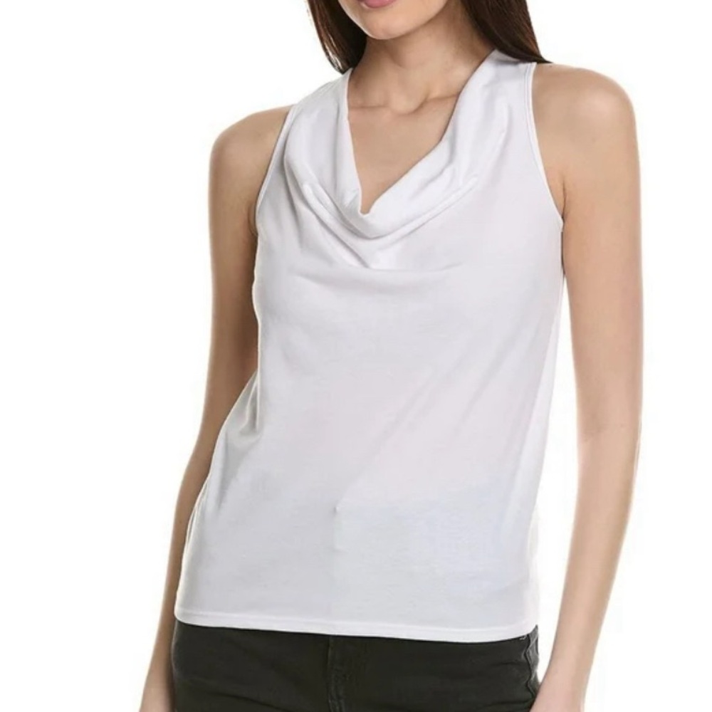 Michael Stars Loretta drape neck tank size small